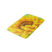 Sonnenblume Badematte (Schrägansicht)