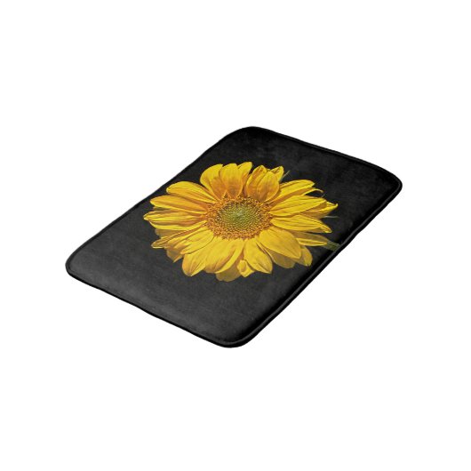 Sonnenblume Badematte (Schrägansicht)