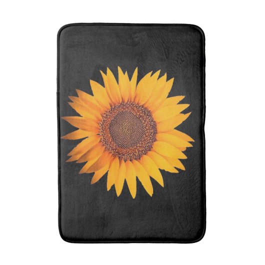 Sonnenblume Badematte (Vorderseite Vertikal)