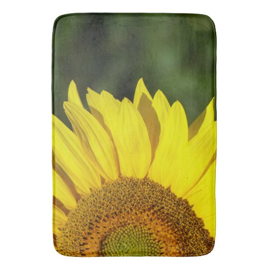 Sonnenblume Badematte (Vorderseite Vertikal)