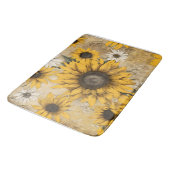 Sonnenblume Badematte (Schrägansicht)