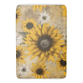 Sonnenblume Badematte (Vorderseite Vertikal)