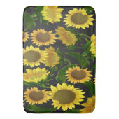Sonnenblume Badematte (Vorderseite Vertikal)