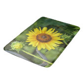 Sonnenblume Badematte (Schrägansicht)