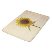 Sonnenblume Badematte (Schrägansicht)