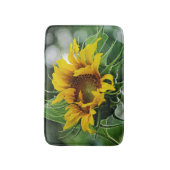 Sonnenblume Badematte (Vorderseite Vertikal)