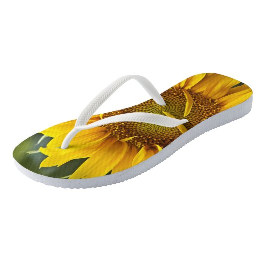 Sonnenblume Badesandalen (Schrägansicht)