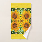 Sonnenblume-Badezimmer-Tuch-Set Badhandtuch Set (Handtuch)