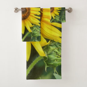 Sonnenblume Badhandtuch Set