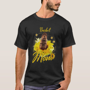 Sonnenblume Barbet Mama Hund Mutter T-Shirt