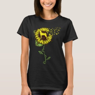 Sonnenblume Basenji Mama Mama Hund Lover T-Shirt