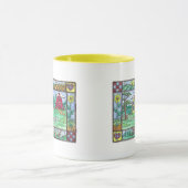 Sonnenblume-Bauernhof Tasse (Zentrum)