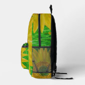 Sonnenblume Bedruckter Rucksack (Rechts)