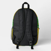 Sonnenblume Bedruckter Rucksack (Rückseite)