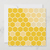 Sonnenblume Bee Baby Dusche by Mail Einladung (Rückseite)