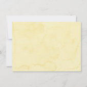 Sonnenblume Bee Baby Dusche Dankeskarte (Rückseite)