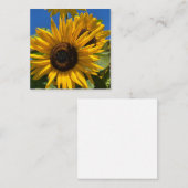 Sonnenblume Begleitkarte (Vorne/Hinten)