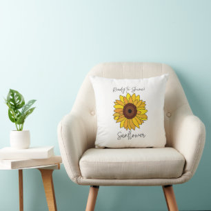 Sonnenblume bereit zum Sonnenblumen Kissen