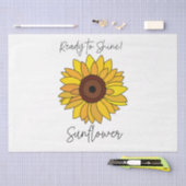 Sonnenblume bereit zum Sonnenblumen Seidenpapier (Handwerk)