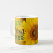 Sonnenblume Beste Mama je Tasse Mutter GIft Kaffee (Vorderseite Links)