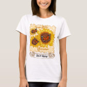 Sonnenblume Bester Oma-T - Shirt (Vorderseite)