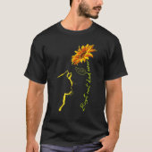 Sonnenblume Bester Vater Katze Niedlich Katze Vate T-Shirt (Vorderseite)