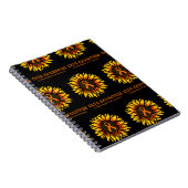 Sonnenblume/Bewusstsein...CRPS-Notebook Notizblock (Rechte Seite)