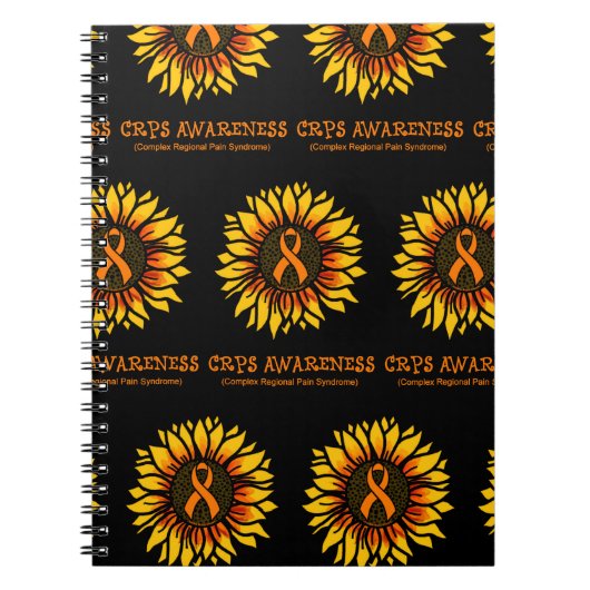 Sonnenblume/Bewusstsein...CRPS-Notebook Notizblock (Vorderseite)