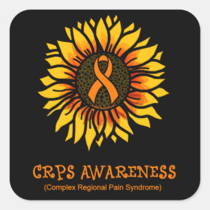 Sonnenblume/Bewusstsein... CRPS Square Sticker