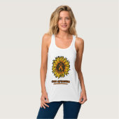 Sonnenblume/Bewusstsein...CRPS Tank Top (Vorderseite Vollansicht)