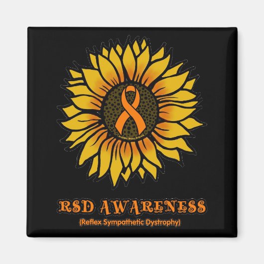 Sonnenblume/Bewusstsein...RSD Magnet (Vorne)