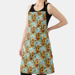 Sonnenblume Bienenstock Honeycomb Goldene Schürze