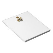 Sonnenblume Black Cat Notizblock (angewinkelt)