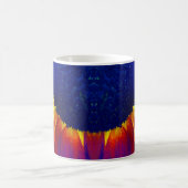 Sonnenblume Blau Kaffeetasse (Mittel)