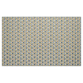 Sonnenblume Blaue Blume Wasserfarbmuster Stoff (Fat Quarter (45,7 x 55,9 cm))