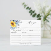 Sonnenblume Blaues Schiefergestein Blumenrezept (Stehend Vorderseite)