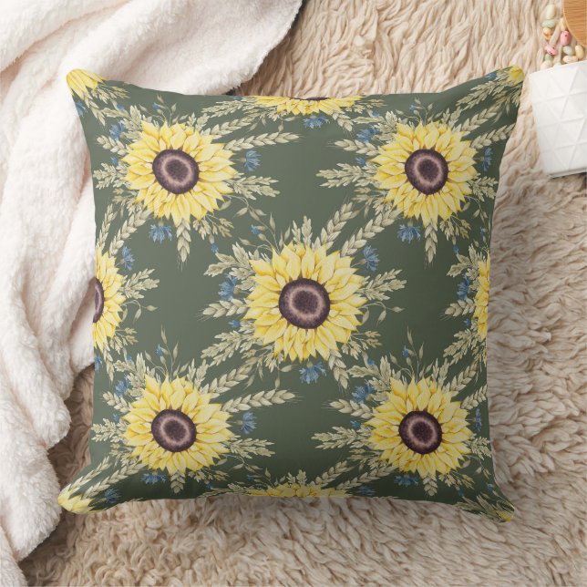 Sonnenblume Bliss Kissen (Decke)