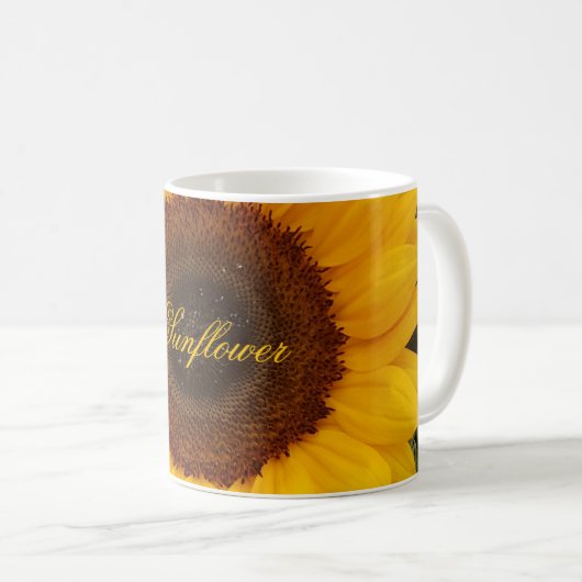 Sonnenblume Blume Blumenfotografie Tasse (VorderseiteRechts)
