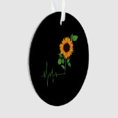 Sonnenblume Blume Geschenk Ornament (Vorderseite)