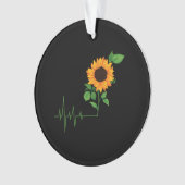 Sonnenblume Blume Geschenk Ornament (Vorderseite)