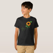 Sonnenblume Blume Geschenk T-Shirt (Vorne ganz)