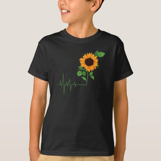 Sonnenblume Blume Geschenk T-Shirt (Vorderseite)