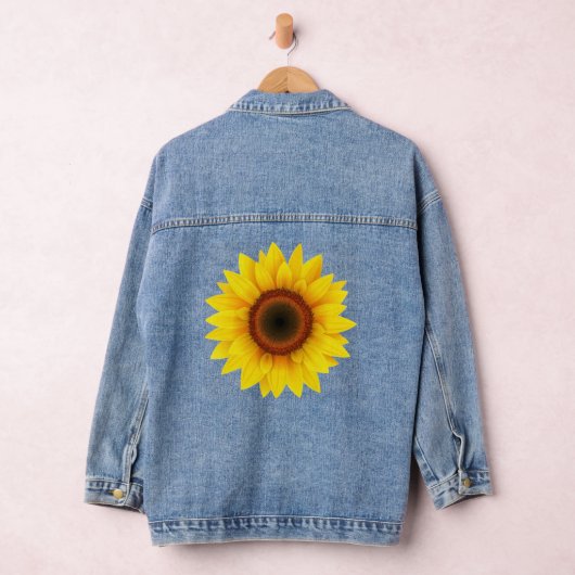 Sonnenblume Blume Jeansjacke (Hangar)