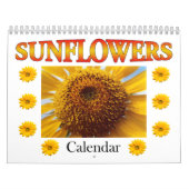 Sonnenblume-Blume Kalender (Titelbild)