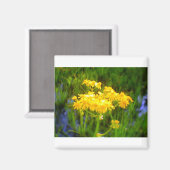 Sonnenblume Blume Magnet (Vorderseite/Rückseite)