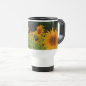 Sonnenblume-Blume Reisebecher (VorderseiteRechts)