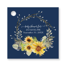 Sonnenblume Blumen Navy Blauer Rustikale Grünanlag