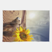 Sonnenblume Blumenbär Küchentücher (Horizontal)