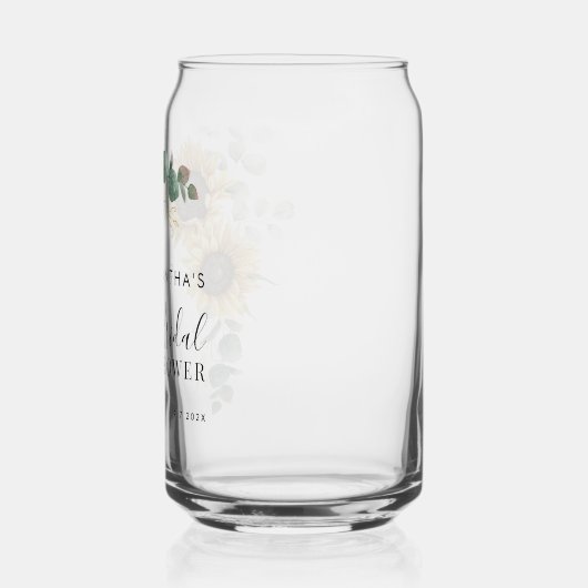 Sonnenblume Blumengrün Bridal Dusche Dosenglas (Links)