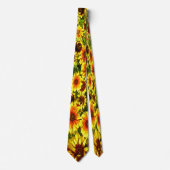 Sonnenblume-BlumenKrawatte Krawatte (Vorderseite)